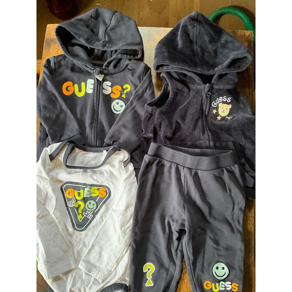 6 Piece Guess and CK Baby Clothes. Sized 12 M. 12 Months Kids Clothes